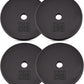 Yes4All Standard 1" Cast Iron Weight Plate - Ideal for Strength Training - Multiple Weight: 5LB to 25LB (Single & Set of 4)