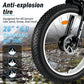60V 26AH Battery Electric Bike,5000W Dual Motor Ebikes for Adults,Full Suspension Electric Bicycle,26x4 Fat Tires for All Terrain Dirt Bike,21-Speed Gear Electric Mountain Bike