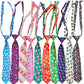 PET SHOW 10pcs Pack Christmas Big Dog Ties Neckties for Large Breed Dogs XL Adjustable Holiday Grooming Accessories Neck Ties Bowties Girl Boy Festival Costumes Photography Party Gift Favor