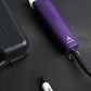 Andis 24820 EasyClip Professional-Animal 7-Piece Detachable Ceramic Blade Clipper Kit, Frustration Free Packaging, Corded Electric, Purple