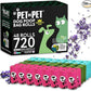 Pet N Pet 720 Counts Lavender Scented, Colorful Poop Bags for Dogs, 38% Plant Based & 62% PE Dog Poop Bags Rolls, Extra Thick Dog Waste Bag, Doggy Bag