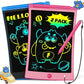 TEKFUN Kids Toys, 2Pcs LCD Writing Tablet with 4 Stylus, 8.5in Erasable Doodle Board Mess Free Drawing Pad for Kids, Car Trip Educational Toys Birthday for 3 4 5 6 7 Girls Boys