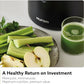 Hurom H320 Cold Press Juicer Machine, Easy to Clean Masticating Slow Juicer, Coarse Strainers, Self-Feeding, Hands Free, Family Size, Quiet Motor, Easy Assembly (Black)