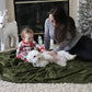 Bedsure Fleece Blankets King Size Oive Green - Bed Blanket Soft Lightweight Plush Cozy Fuzzy Luxury Microfiber, 108x90 inches