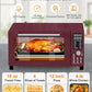 Nuwave Bravo Pro Smart Air Fryer Toaster Oven Combo, 12-in-1 Functions with Quicker & Even Crisp Technology, 1800W, 50-450°F, PFAS-Free, 21QT, Cinnamon