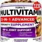 Dog Multivitamin Chewable with Glucosamine - Dog Vitamins and Supplements - 170 Treats - Senior & Puppy Multivitamin for Dogs - Hip & Joint Support - Immune Health, Skin, Heart, Digestion, Probiotics