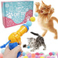 Mewlmart Interactive Cat Toys for Indoor Plush Ball Launcher Cat Enrichment Toys Pom Pom Balls 30 Balls