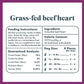 King Lou Pets - USA-Made Dehydrated Beef Heart Jerky Dog Treats - 1 lb of Fresh Beef Heart Prior to Dehydration
