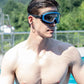 Adult Swimming Goggles,Leak-Proof,Anti-Fog Pool Glasses,Wide View Swim Goggles with Ear Plugs and Nose Clip