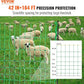 VEVOR Electric Fence Netting, 42"H x 164'L, PE Net Fencing with Posts and Double-Spiked Stakes, Utility Portable Mesh for Goats, Sheep, Lambs, Deer, Hogs, Dogs, for Farms, Backyards and Ranches