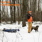 Tlswshsy 2pcs Deer Drag Sleds-Multi-Purpose Utility Sled for Hauling Ice Fishing Supplies, Fire Wood, Duck Hunting, Fishing Gear and Accessories