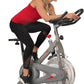 Sunny Health & Fitness Indoor Cycling Exercise Bike w/Pulse Sensors & 4-Way Adjustable Seat, Stationary Home Cardio Training Machine w/Micro-Adjustable Magnetic Resistance for Intensive Cardio Session