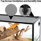 50 Gallon Reptile Tank, Glass Reptiles Terrarium 36" x 18" x 18", Sliding Door, Top Ventilation, Cable Pass, Humidify Hole, Glass Reptile Cage Habitat for Bearded Dragon, Lizard, Snake, Gecko