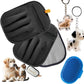 2Pcs Five-Finger Pet Hair Removal Glove for Dogs,Reusable Cat Grooming Gloves,Pet Hair Collector Keychain,Electrostatic Pet Hair Removal Tool for Furniture,Car,Couch,Carpet,Essential Pet Supplies