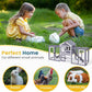 GEGURI Wooden Rabbit Hutch, Indoor Outdoor Chicken Coop Bunny Cage with Waterproof Roof