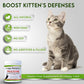 Trulysine L-Lysine for Cats Immune Support Oral Powder 4oz/100g - Cats & Kittens of All Age, Sneezing, Runny Nose Squinting, Watery Eyes - Fish & Poultry Flavor (U.S.A)(100 Grams ( 500mg / Scoop))