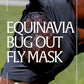 Equinavia Bug Out Fly Mask | Against Flies, Insects, UV Rays - Carbon Grey - Warmblood