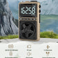 Bluetooth AM FM Shortwave Radio with NOAA Weather Alert,1250mAh Rechargeable Portable Pocket Radio with Best Reception,5W Big Speaker, Digital Tuner and Earphone,Support SD Card and USB Player（Brown）