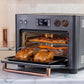 Café Couture Oven with 14 essential cooking modes, including Air Fry, CrispFinish, Bake, Broil, Roast, Toast, Pizza, WiFi & Smart Connected, Voice Control, Countertop Small Appliances, Matte Black
