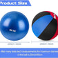 Herding Ball for Dogs Horse Ball& Cover 25" for Horses Large with Hand Pump for Play, Red and Blue and Black