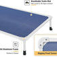 Veehoo Chew Proof Elevated Dog Bed - Cooling Raised Pet Cot - Silver Aluminum Frame and Durable Textilene Mesh Fabric, Unique Designed No-Slip Feet for Indoor or Outdoor Use, Blue, Medium, CWC2003