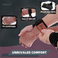 Frelaxy Lifting Wrist Straps Women and Men, Weight Lifting Grips with Cushion Wrist Loop, Double Layer Leather and Storage Pouch, Gym Workout Straps for Deadlift and Powerlifting