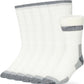 Alvada Merino Wool Hiking Socks Thermal Warm Crew Winter Boot Sock For Men & Women 3 Pairs