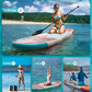 Inflatable Stand Up Paddle Board with SUP Accessories, Anti-Slip EVA Deck, 11'*33" Inflatable Paddle Boards for Adults & Youth of All Skill Levels