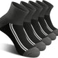 Gonii men ankle socks for men athletic running Cushion Quarter Socks 5 Pairs