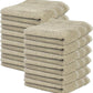 Kaufman - Premium Hand Towels Set for Bathroom, Spa, Gym, and Face Towel 100% Cotton Ring Spun, Ultra Soft Feel and Highly Absorbent Towels (12, Linen)