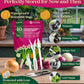 10 Gourmet Onion Seeds for Planting Variety Pack - 2,900+ Non-GMO Heirloom Vegetable Seeds for Growing Indoor & Outdoor: Red Burgundy, Leek, Walla Walla, Grano White & Yellow Sweet Spanish