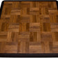 Big Floors 3X3DKOAKFLOOR Interlocking Lightweight Plastic Modular Dance Floor Kit (3' x 3'), Dark Oak, 21 Piece