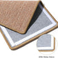 FUKUMARU Cat Scratcher Mat, 23.6 X 31.5 Inch Natural Sisal Cat Scratch Mats, Horizontal Cat Floor Scratching Pad Rug, Protect Carpets and Sofas Brown