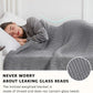 L'AGRATY Knitted Weighted Blanket - 48"x72" 12lbs Cooling Chunky Knit Heavy Blanket for Adults Braided Crochet Throw Thick Cable Yarn Knit Decorative No Beads Evenly Weighted Machine Washable