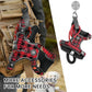 NESTROAD No Pull Dog Harness with Leash, Reflective No Choke Pet Vest Harness,Adjustable Soft Padded Dog Harness with Easy Control Handle for Medium Dogs(Checkered Red,Medium)