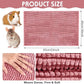 Amylove 4 Pcs Guinea Pig Cage Liner Guinea Pig Bedding Washable Fleece Pee Pads Reusable Small Animals Training Mat Small Animal Sleeping Bed for Bunny Hamster(Pink,16 x 24 Inch)