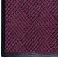 WaterHog Diamond-Pattern Commercial Grade Entrance Mat, Indoor/Outdoor Floor Mat 3' Length x 2' Width, Bordeaux by M+A Matting