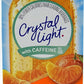 Crystal Light On The Go Citrus With Caffeine Drink Mix, 10-Packet Box (Pack of 15)