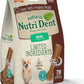 Nylabone Nutri Dent Dog Dental Treats - Natural Dog Teeth Cleaning & Breath Freshener - Dental Treats for Dogs - Filet Mignon Flavor, Mini (78 Count)