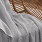 Bedsure 100% Cotton Large Throw Blanket for Couch 50x70 inches - Breathable and Soft, Waffle Weave Throw Blanket for Office, Grey