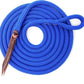 Double Braid Polyester Yacht Horse Lead Rope with Loop 12ft. or 14ft. Lengths (Ultra Marine, 14 ft. No Snap)