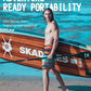 11' Inflatable Stand Up Paddle Board – Extra Wide SUP for Adults & Kids of All Skill Levels, Stable Paddleboard with Pump, Fins, Backpack, Accessories & Waterproof Phone Pouch