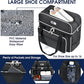 CAB55 2 Ball Bowling Bag with 4 Wheels, Double Bowling Ball Bag with Separate Shoe Compartment, (Up To US Men Size 16), and Multiple Multifunctional Accessory Pockets
