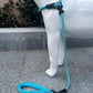 Slip Lead Dog Leash，Strong Nylon Rope Leash and Padded Handle,No Pull Outdoor Walking Training Lead for Small Medium Large Dogs(Blue,1/2"×4ft)
