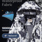 CREATMO US Men's Mountain Waterproof Ski Jacket - Windproof Snowboarding Warm Winter Coat Raincoat