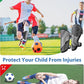 Shin Guards Soccer Kids Youth, CE Certified Airsfish Shin Guard Protection Gear for 2-18 Years Old Boys Girls Teenagers High Impact Resistant Breathable Comfortable 1 Pair 4 Sizes