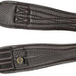 T TEKE Contoured Chafeless Girth for Horses, Airflow Waffle PVC Foam Construction with Double Side Heavy Duty Cotton Elastic and Stainless Steel Buckles (38"-56")