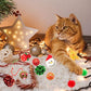 Fashion's Talk Holiday Festive Red Variety Pack Gift Box Cat Toy with Catnip, Box 20 Count