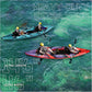 UPWELL 11'/14'6”Inflatable Kayak with Drop Stitch Floor and Accessories Including Kayak Seat with Thickened Cushion, Paddle, Fin, Repair Kits, Carry Bag and Hand Pump