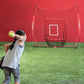 PowerNet Baseball Softball Practice Net 7x7 with Baseball Accessories for Practice Pitching, Batting & Fielding, Ball Caddy, Weighted Baseballs, Tee